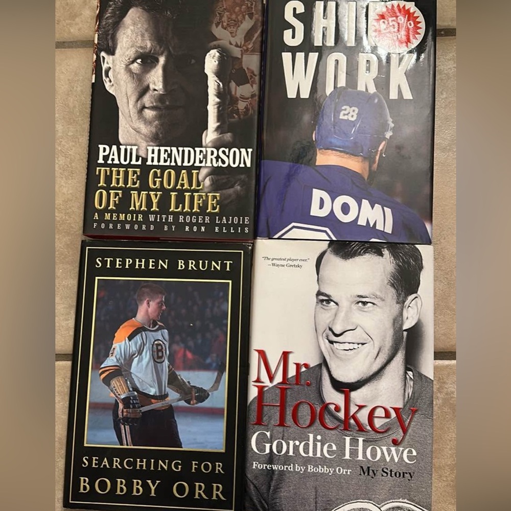 Bundle of 4 Hockey Books